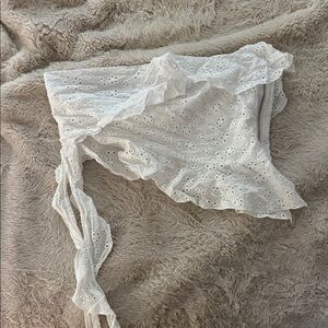 White Eyelet Lace Top